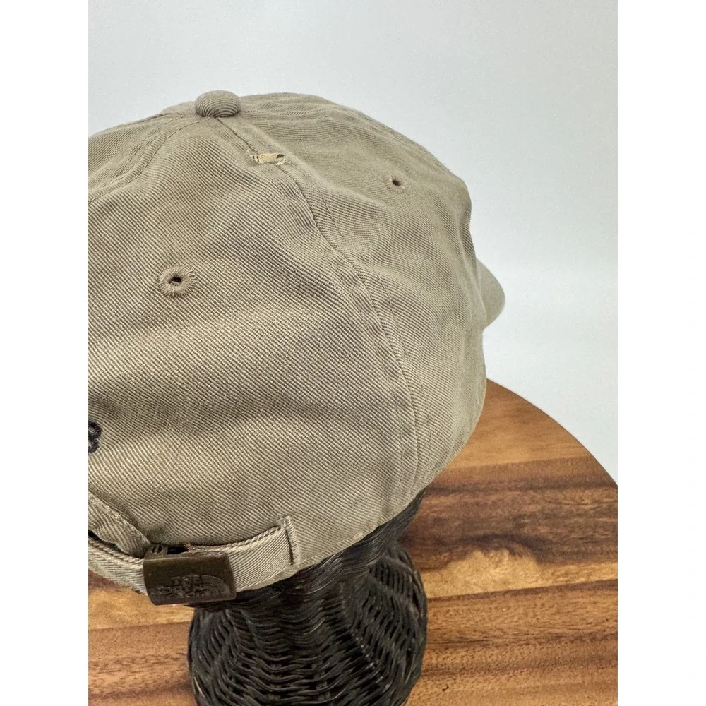 The North Face Khaki Baseball Cap Since 1968 Embroidered Logo‎ Men Distressed - Picture 9 of 15